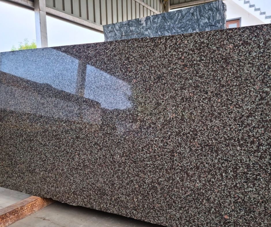 Apple green Granite slab